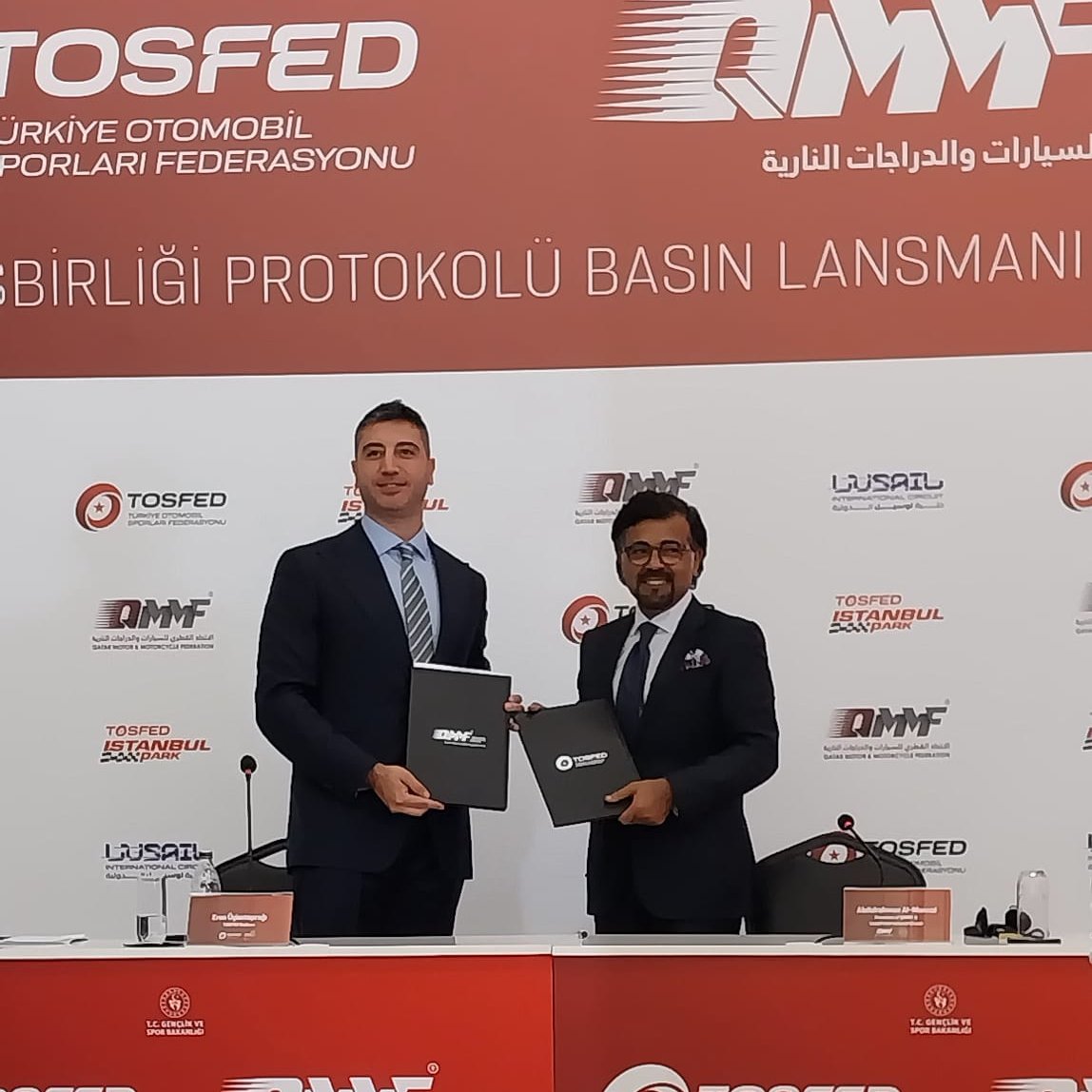 TOSFED VE KATAR OTOMOBIL FEDERASYONU ARASINDA IŞ BIRLIĞI YAPILDI!
